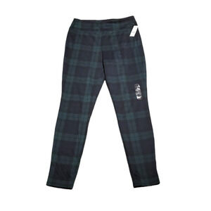 GAP Pull On Plaid Leggings Stretch Elastic Waist Comfort Casual Women Size Med